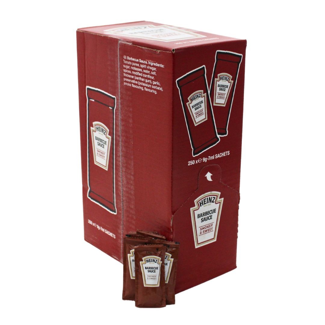 BBQ Sauce Sachets - Heinz 9g x 250 250 x 9g | Albion Fine Foods Ltd.