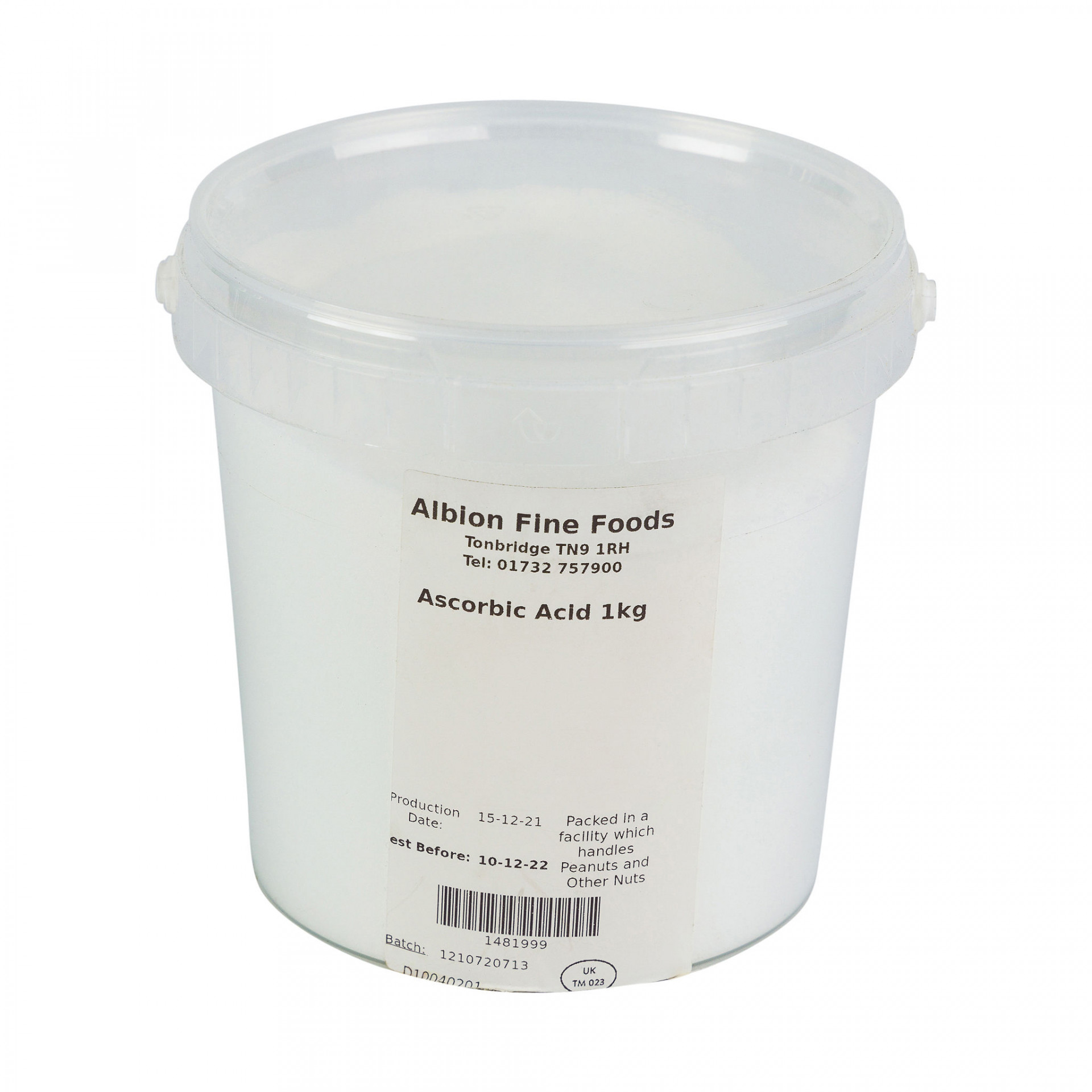 Ascorbic Acid (Vitamin C) 1kg | Albion Fine Foods Ltd.