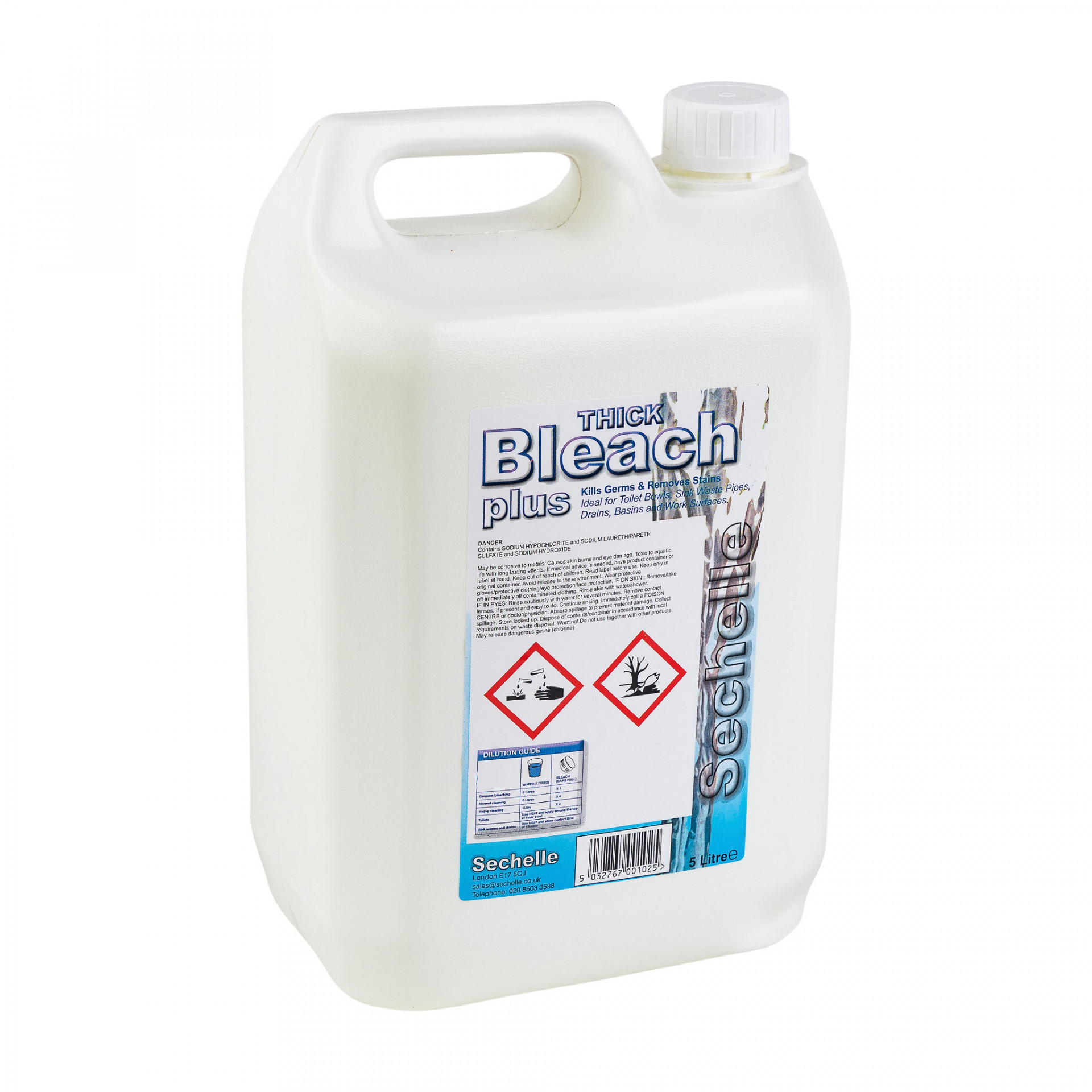 Bleach Sechelle Thick 5ltr | Albion Fine Foods