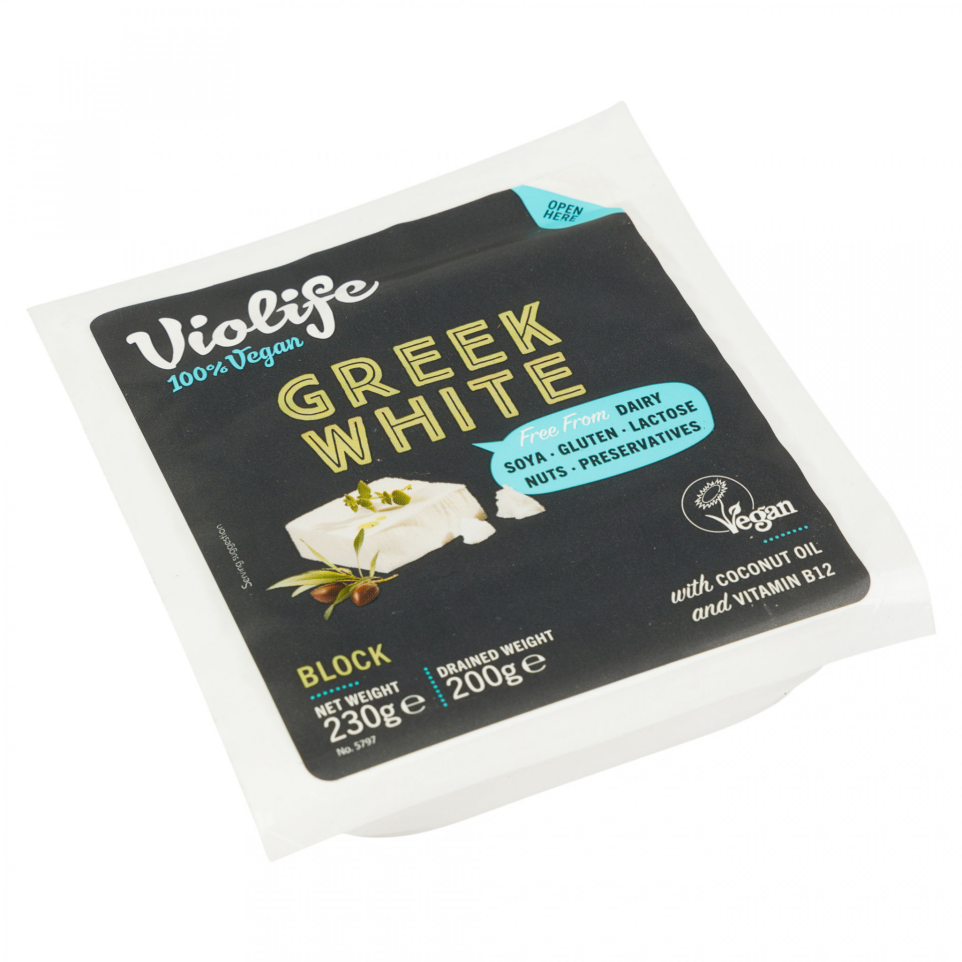 Violife Feta Style Vegan Cheese 200g | Albion Fine Foods Ltd.