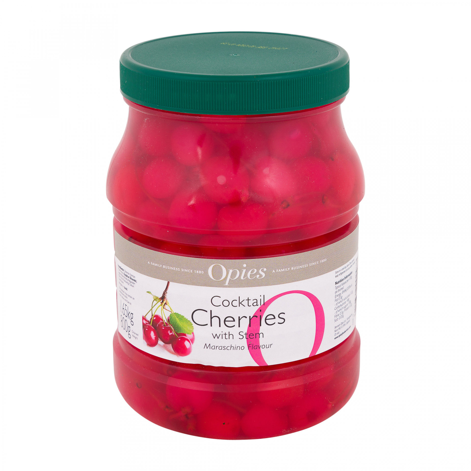 Cherries Maraschino Stem On 1.7ltr | Albion Fine Foods Ltd.