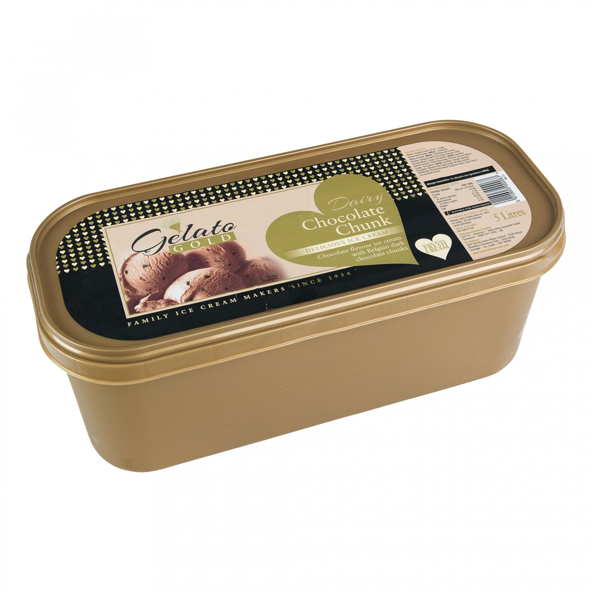 Gelato Gold Ice-Cream Chocolate 5ltr | Albion Fine Foods