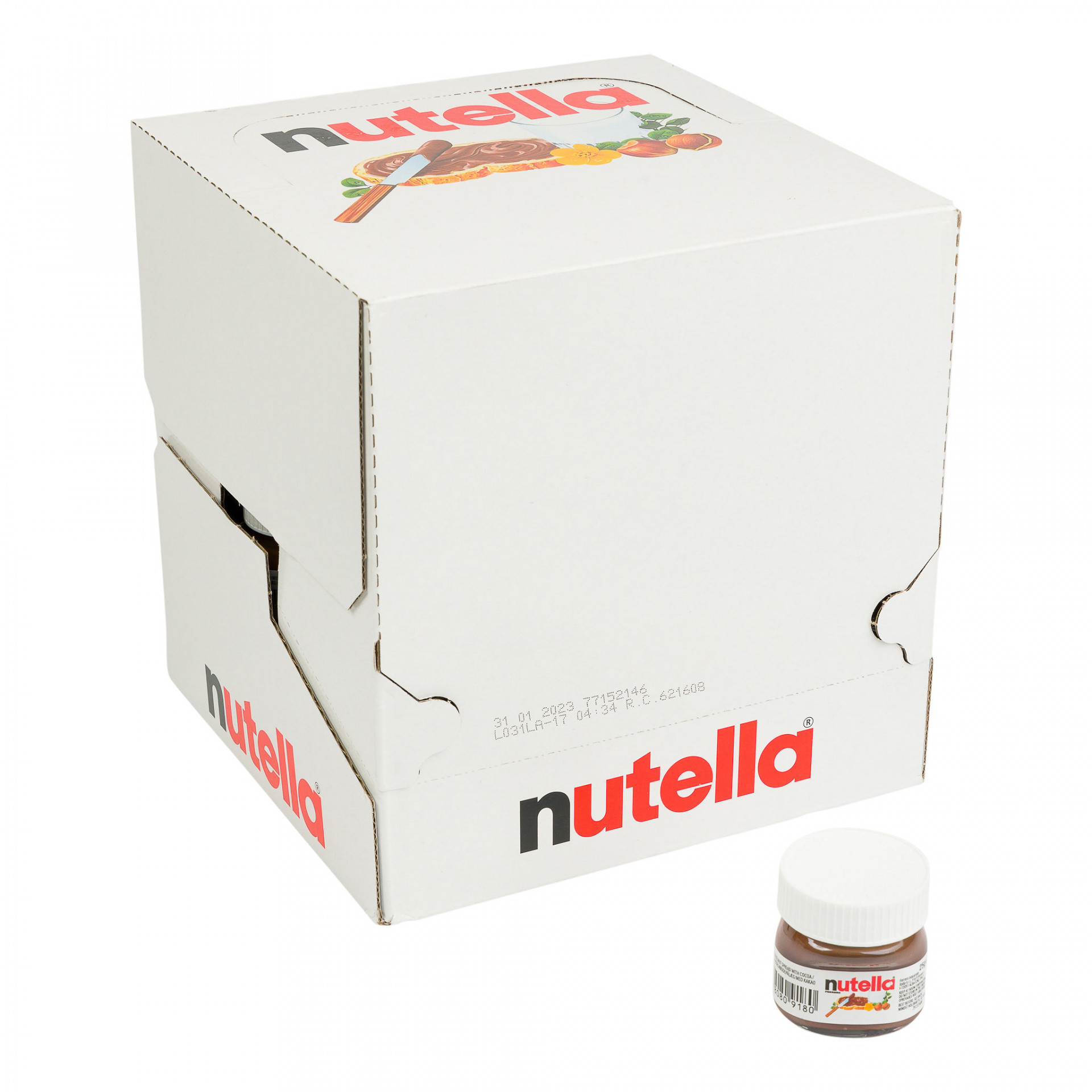 Nutella Spread Glass Jar 64 X 25g Albion Fine Foods Ltd 