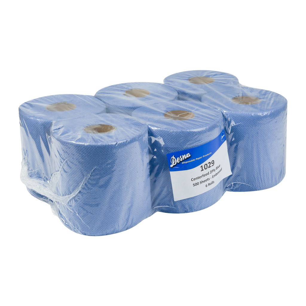 Centre Feed Blue Roll 2ply