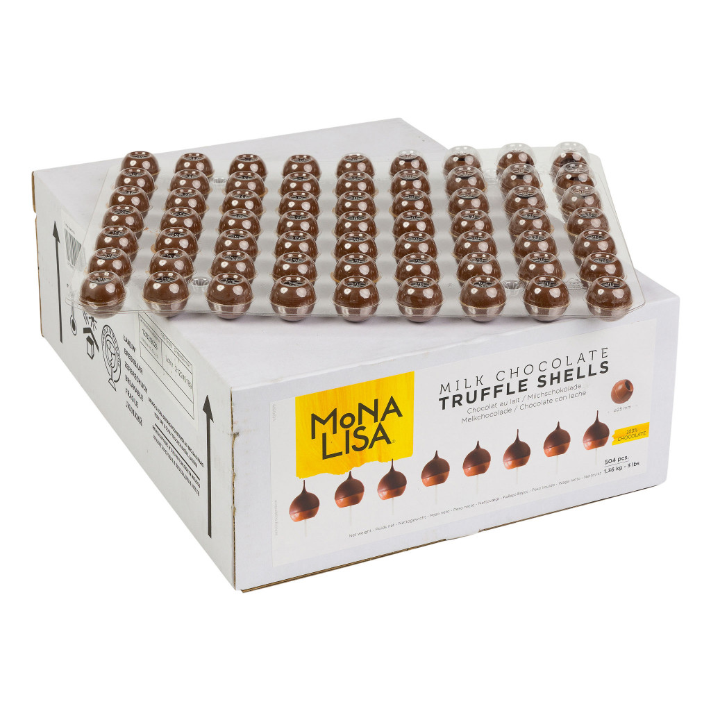 Mona Lisa Milk Chocolate Truffle Shells