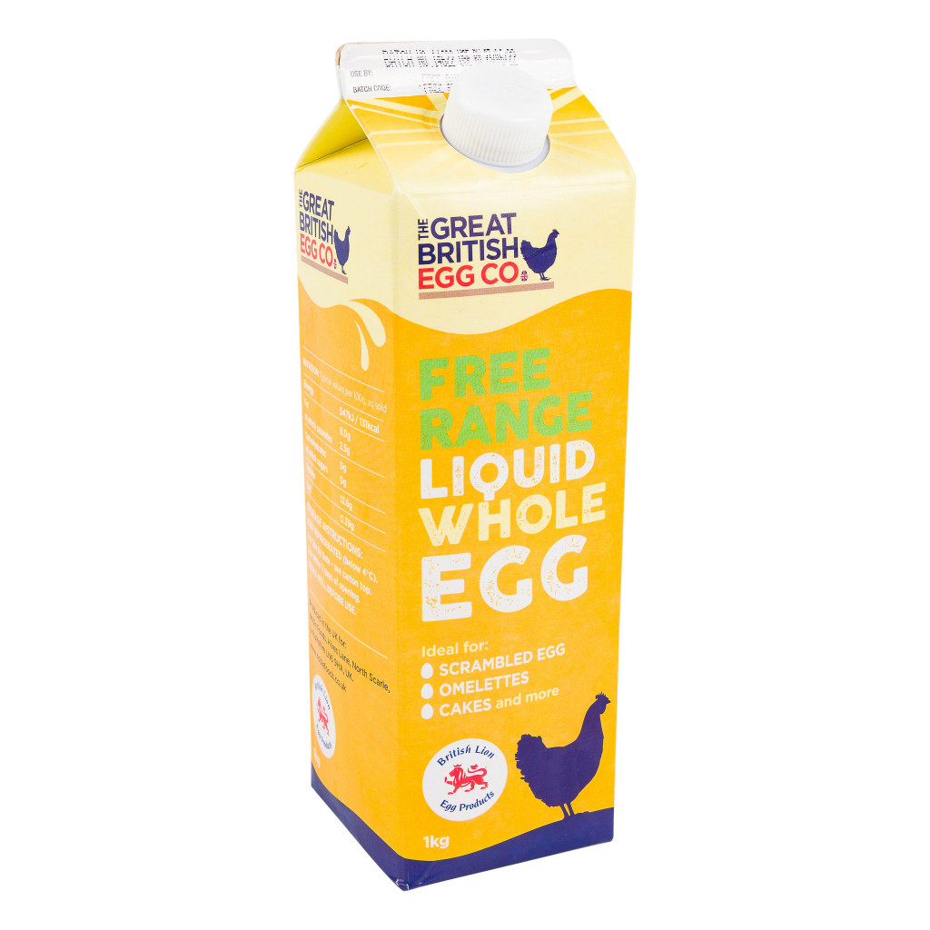 Liquid Eggs Whole Pasteurised 1ltr Albion Fine Foods 0332